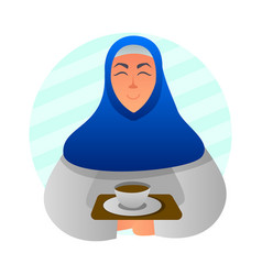 Muslim Woman Profession Icon