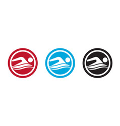 Swim Logo For Application Or Website Swimming