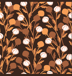 Autumn Palette Garden Mystery Floral Bud Pattern