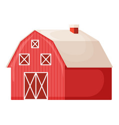 Concept Country House Red Modern Farm Barn