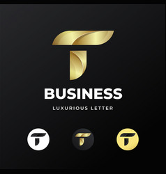 Premium Luxury Letter Initial T Logo Template