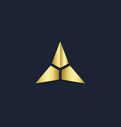 Triangle Star Gold Logo