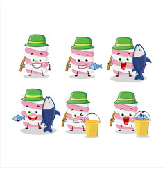 A Fisherman Marshmallow Twist Cartoon Picture