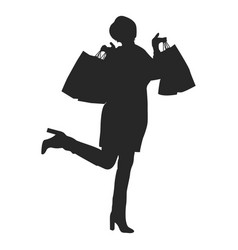 Female Shopping Silhouette 5