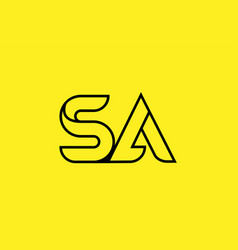 Alphabet Letter Logo S Sa Vector Images Over 1 300