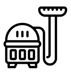 Industrial Vacuum Cleaner Icon Outline