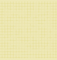 Seamless Plaid Pattern With Hand Drawn Grid