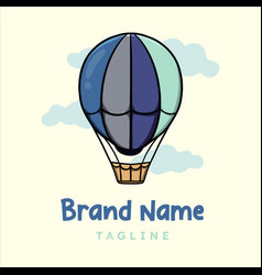 Air Balloon Logo For Kids Or Baby Brand