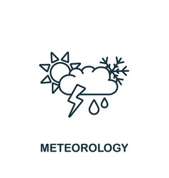 Meteorology Icon From Science Collection Simple