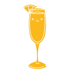 Mimosa Drink Cut Out