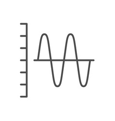 Sound Graph Line Outline Icon