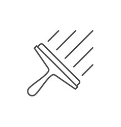 Window Cleaning Line Outline Icon