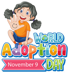 World Adoption Day Logo Design