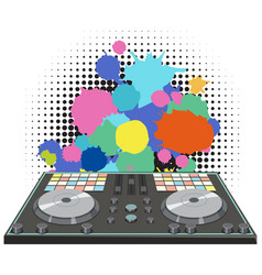 Music Dj Controller Icon On White Background