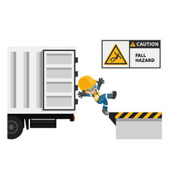 Danger Of Falling At Different Levels In Loading