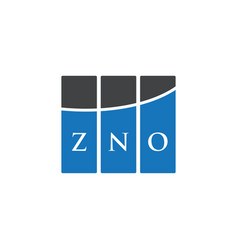 Zno Letter Logo Design On White Background