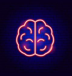 Brain Structure Neon Sign