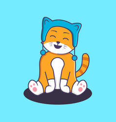 Cute Cat Smile Cartoon