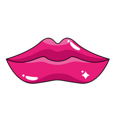 Mouth Pop Art Design