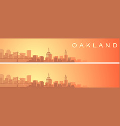 Oakland Beautiful Skyline Scenery Banner