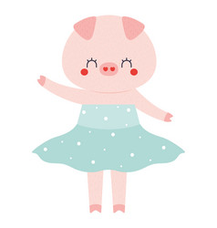 Pig Dancer Of Ballet