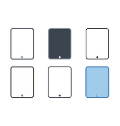 Tablet Digital Device Icon Collection With