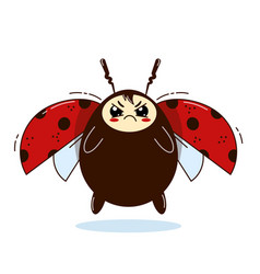 Angry Ladybug A Cartoon