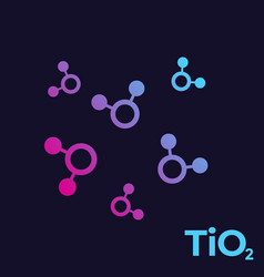 Titanium Dioxide Tio2 Molecules