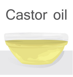 Castor Oil In A Bowl