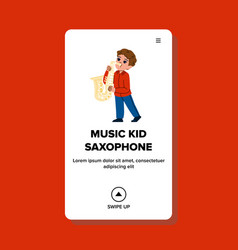 Guitar Music Kid Saxophone