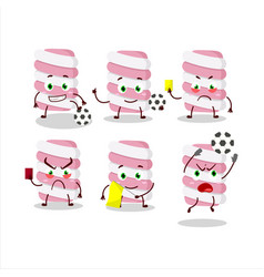 Marshmallow Twist Cartoon Character Working