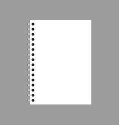 White Notebook Copy Space