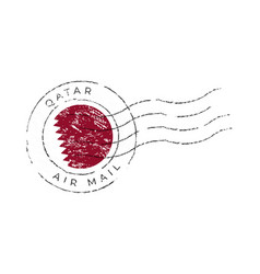 Qatar Postage Mark National Flag Postage Stamp