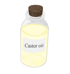 Castor Oil In A Bottle