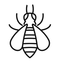 Bee Allergy Icon Outline Season Pollen