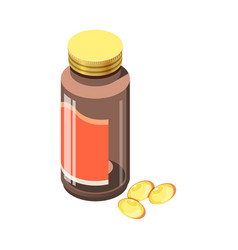 Vitamins Isometric Icon