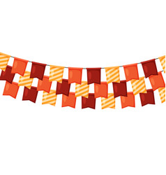 Thanksgiving Bunting Orange Red And Yellow Flag