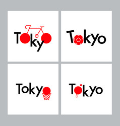 Tokyo Typography Design Sport Concept Sports