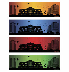 Phoenix City In A Four Different Colors