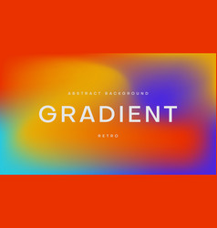 Abstract Gradient Background With Retro Color