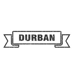 Durban Ribbon Black Grunge Band Sign