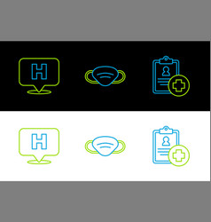 Set Line Patient Record Location Hospital And