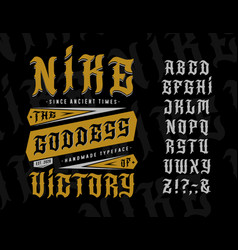 Font Nike Goddess Victory