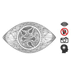 Linear Digital Eye Lens Mesh