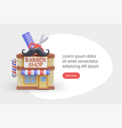 Color Template For Barbershop Advertising 3d Hair