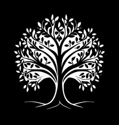 Tree Of Life - Minimalist And Flat Logo