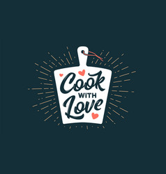 Cook With Love Wall Decor Poster