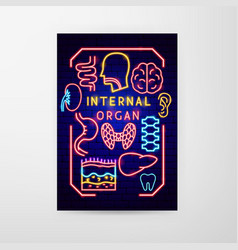 Internal Organ Neon Flyer