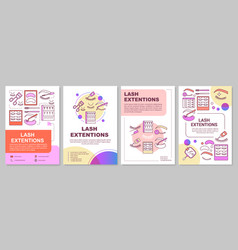 Lash Extension Brochure Template Layout False