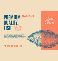 Premium Quality Pacific Halibut Abstract